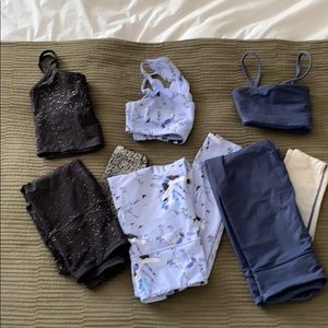 Carbon38 bundle 3 sets of leggings and bras